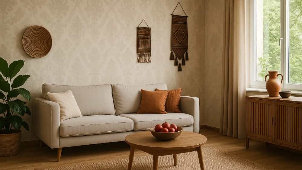 کاغذ دیواری در رشت، انتخابی خاص برای طراحی داخلی منزل با پرده سرای دنیز